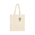 Canvas Tote Bag — Vintage Christian 'Praise Team' Cross Design