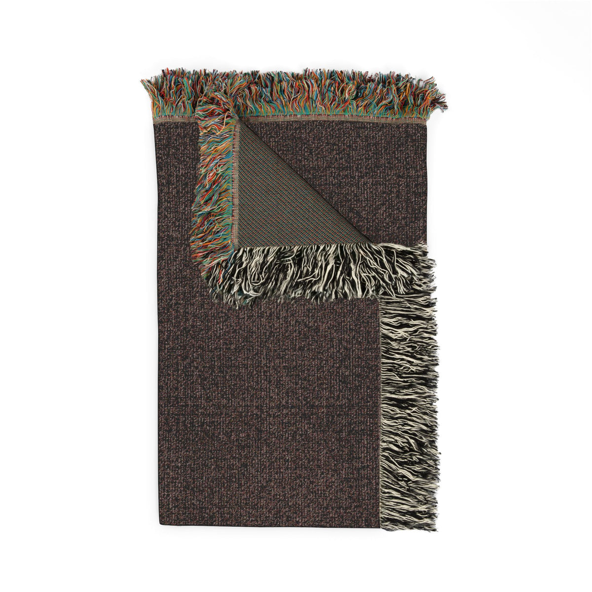 Embroidered Cross Woven Blanket — Religious Throw for Prayer & Home Décor